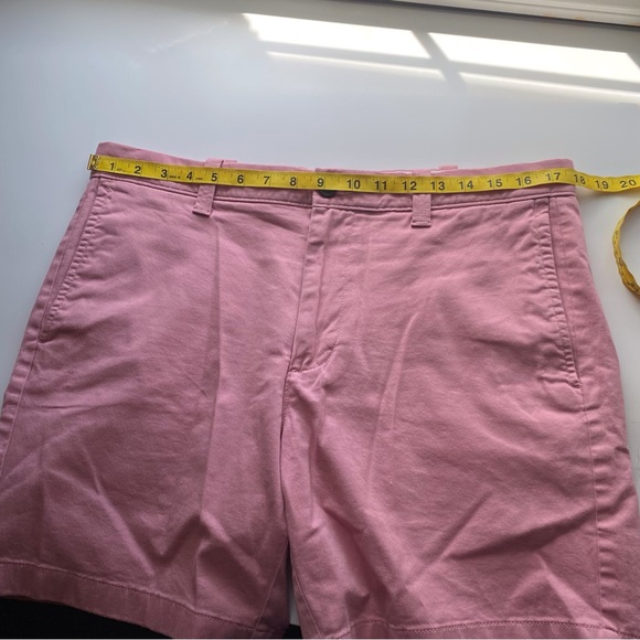 J.Crew Pink 7" Flex Chino Shorts Size 34 Flat Front Cotton Summer Casual Preppy - Picture 10 of 14